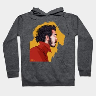 Dev Patel - An illustration by Paul Cemmick Hoodie